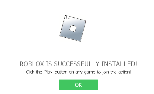 Процесс установки Roblox